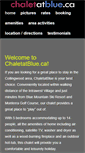 Mobile Screenshot of chaletatblue.com